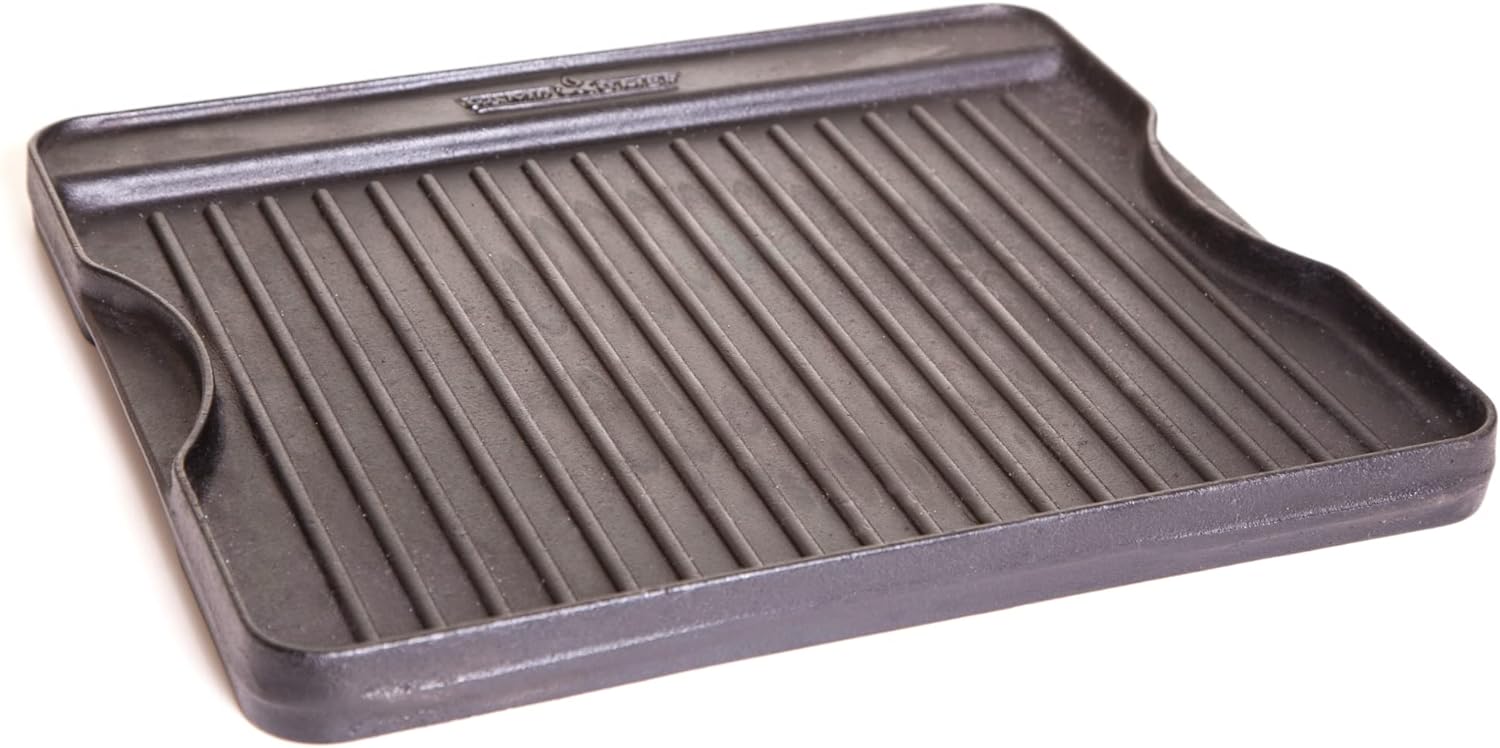 Camp Chef CGG16B Reversible Pre-Seasoned Cast Iron Grill/Griddle